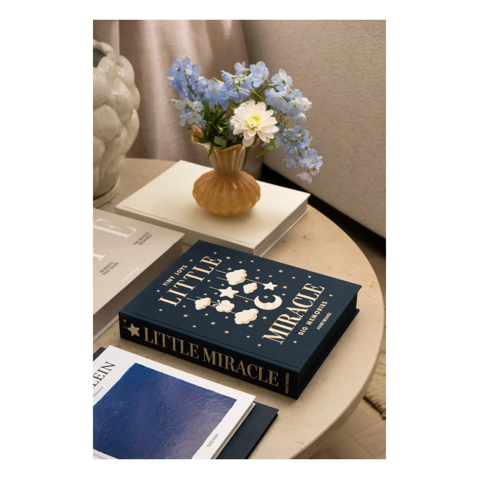 PrintWorks - Little Miracle Baby Photo Album | Midnight blue