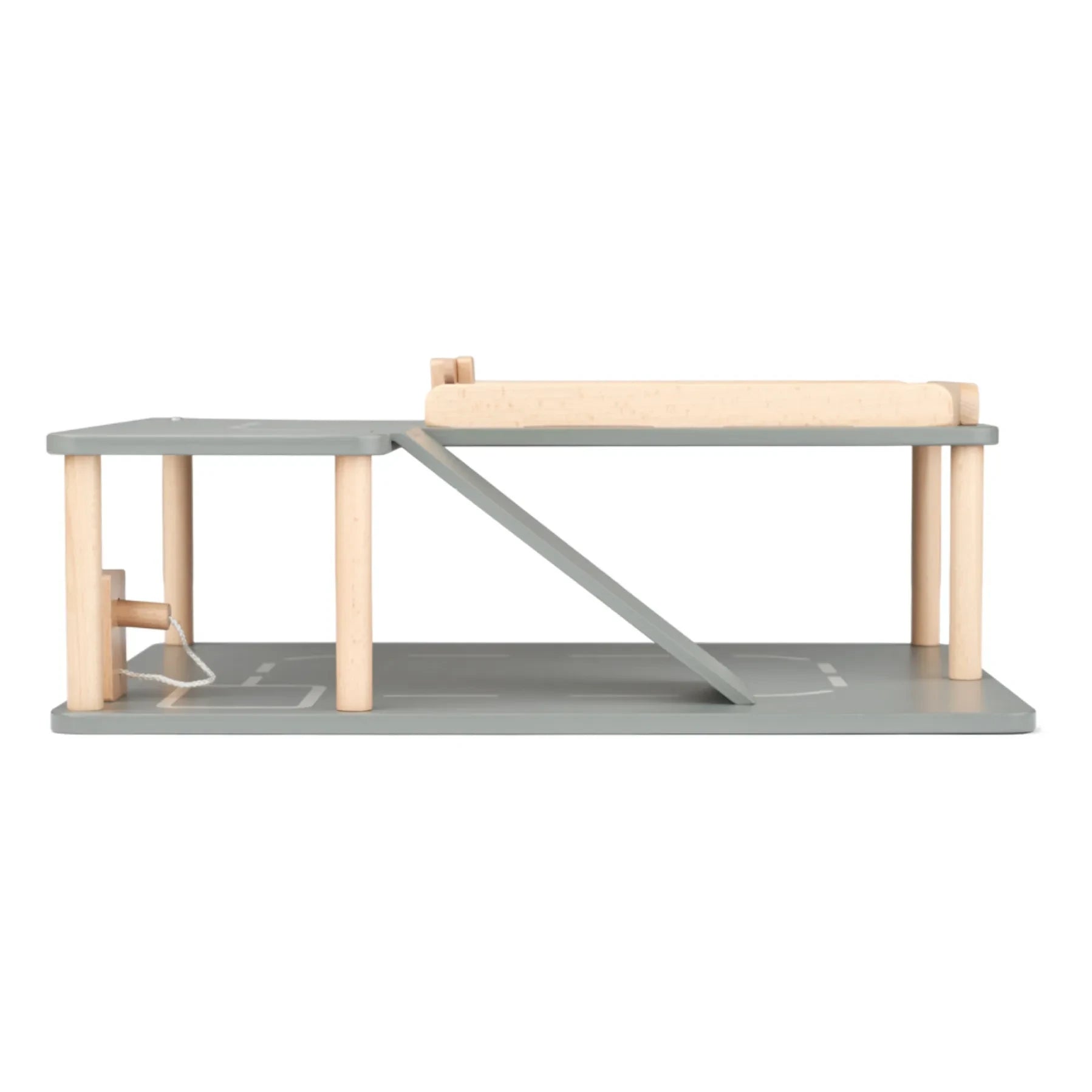 Liewood - Wooden garage | Ash grey/Sandy