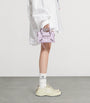 Balenciaga Purple Mini Leather Le City Top-Handle Bag