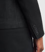 Polo Ralph Lauren Black Linen Woven Crest Sport Jacket