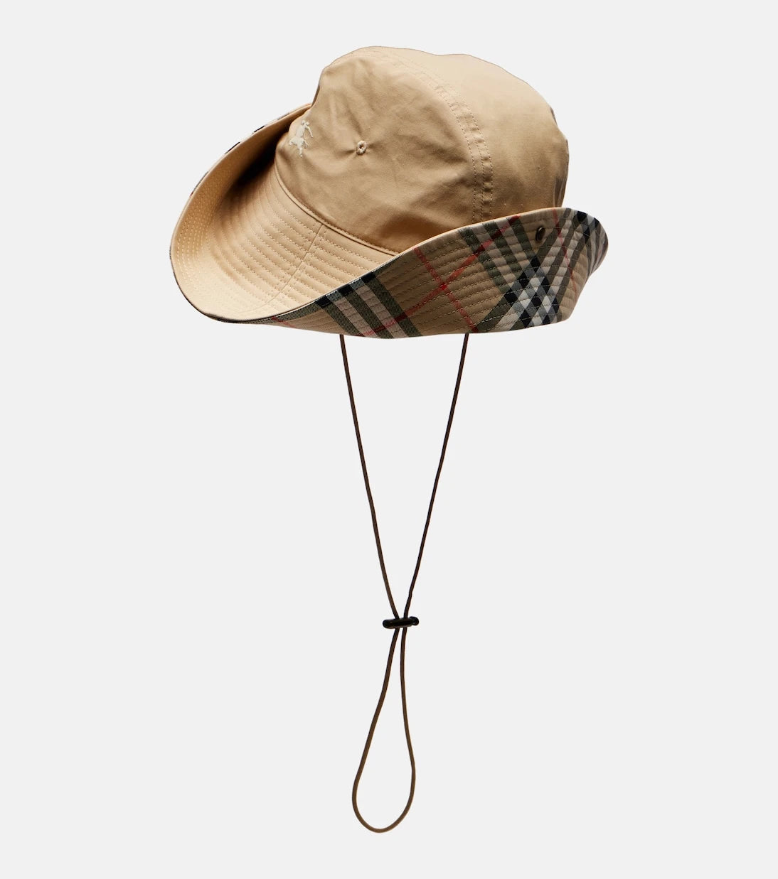 Burberry - Burberry Check gabardine hat