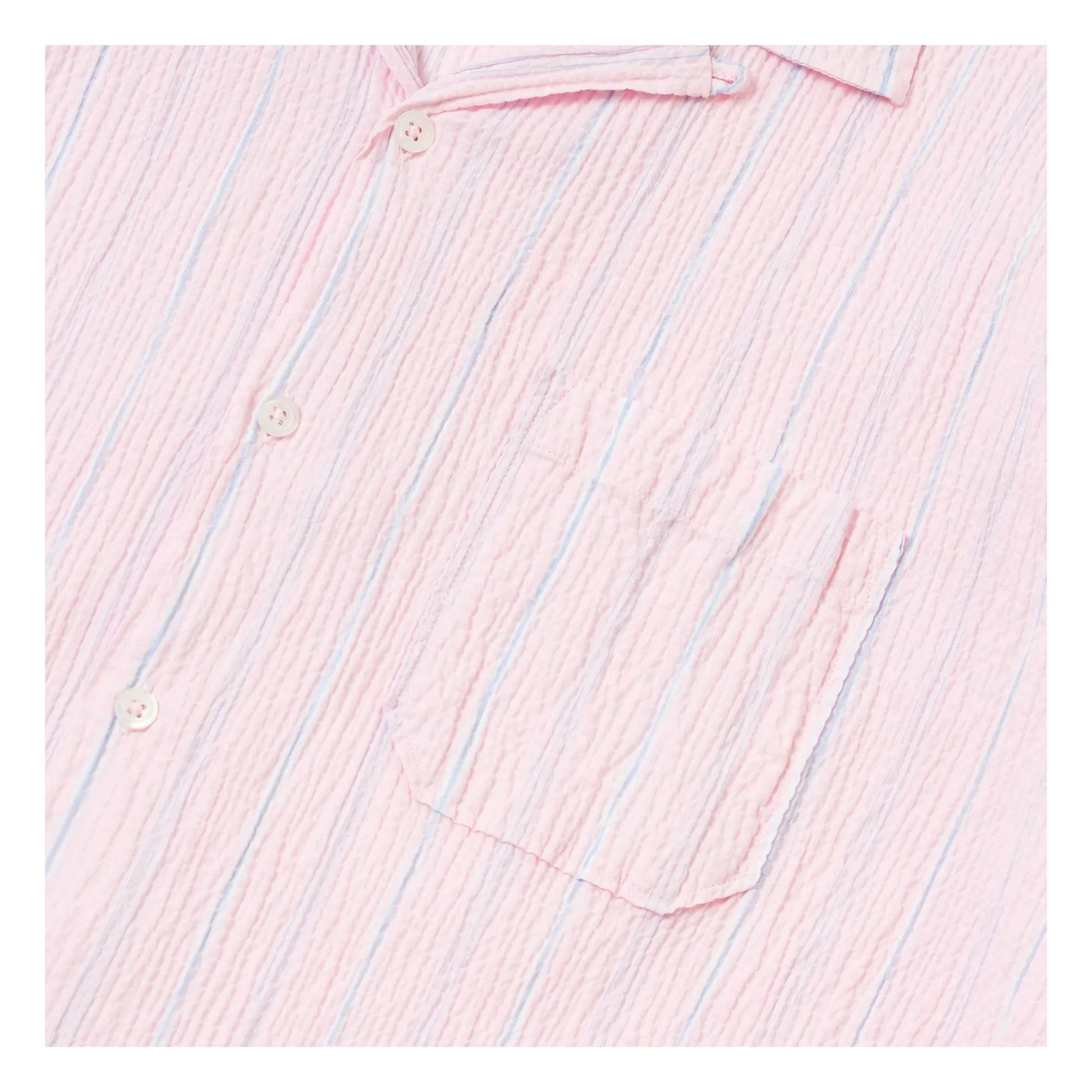 Universal Works - Striped Road Shirt | Pink