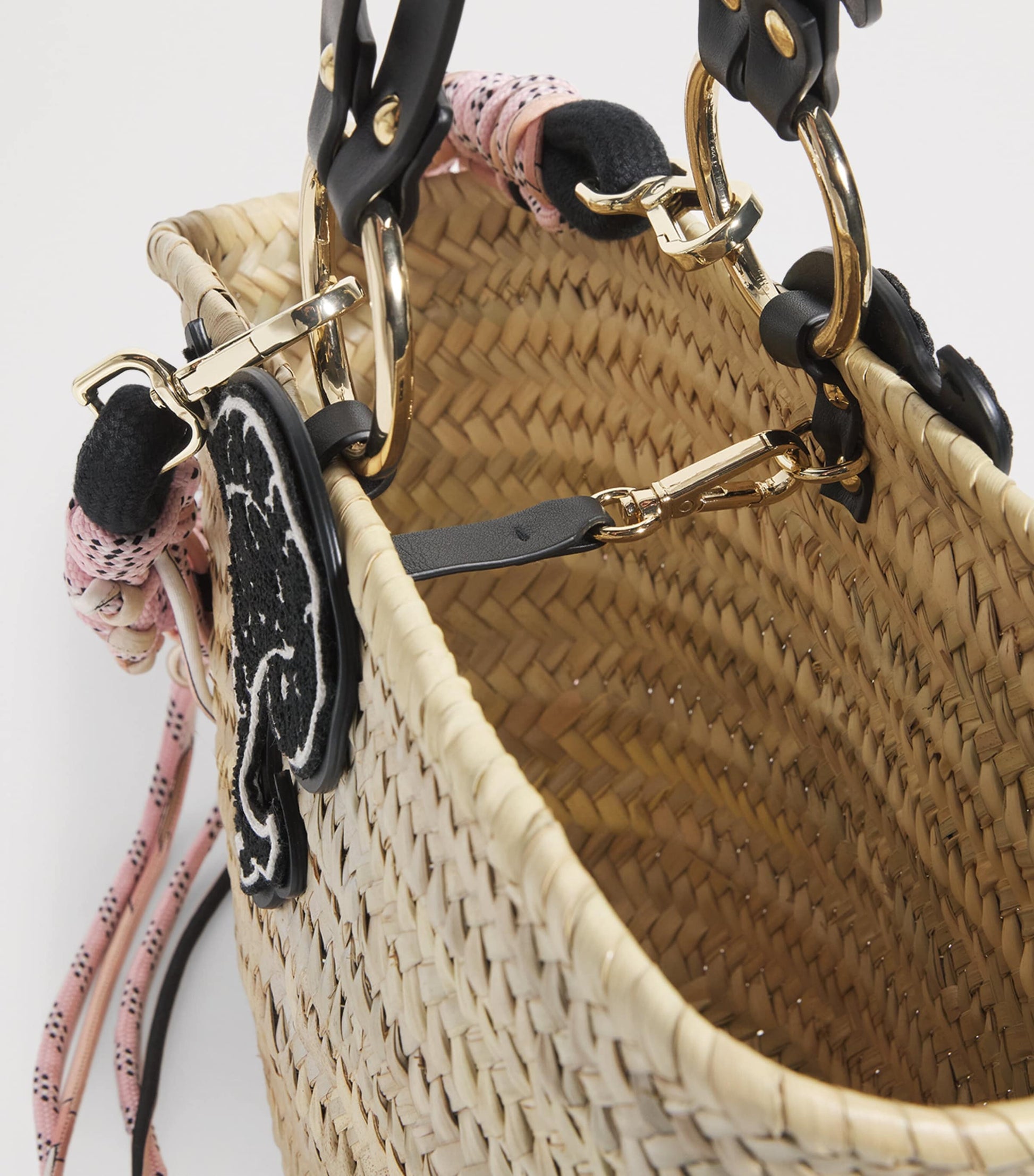Multi Straw Pesci Basket Bag