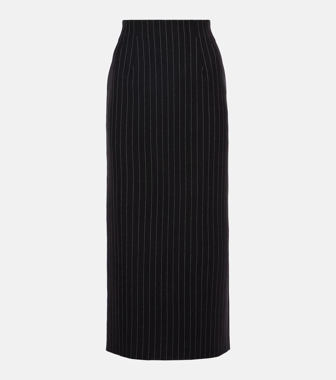 Wardrobe.NYC - Contour pinstripe wool midi skirt