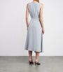 Adam Lippes Blue Silk Crepe Lynn Midi Dress