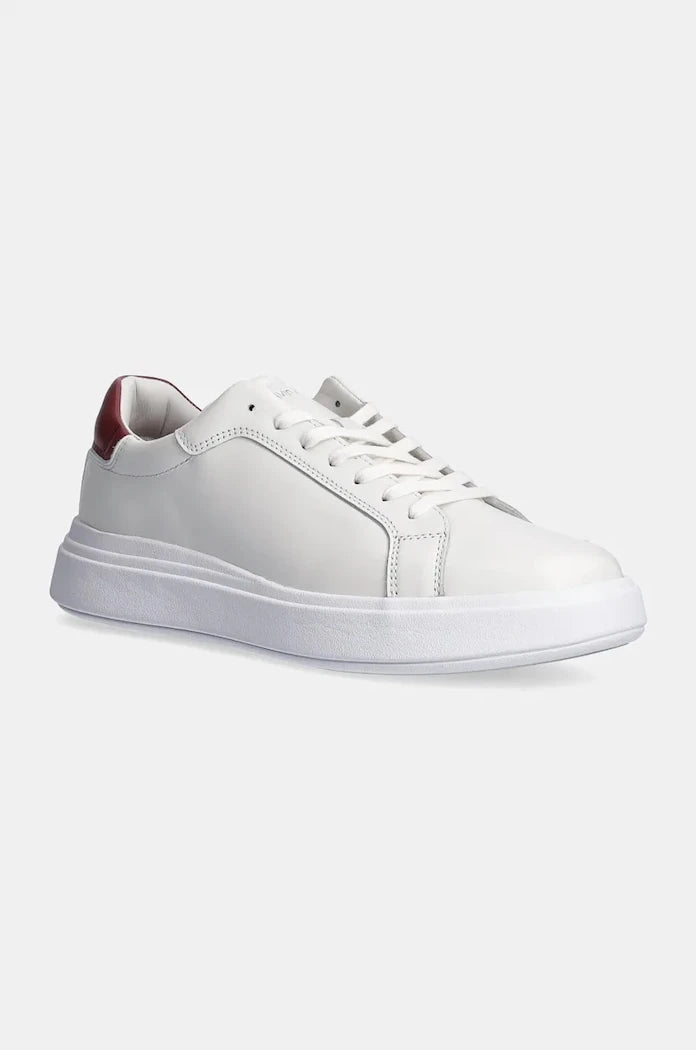 Кожени маратонки Calvin Klein LOW TOP LACE UP LTH