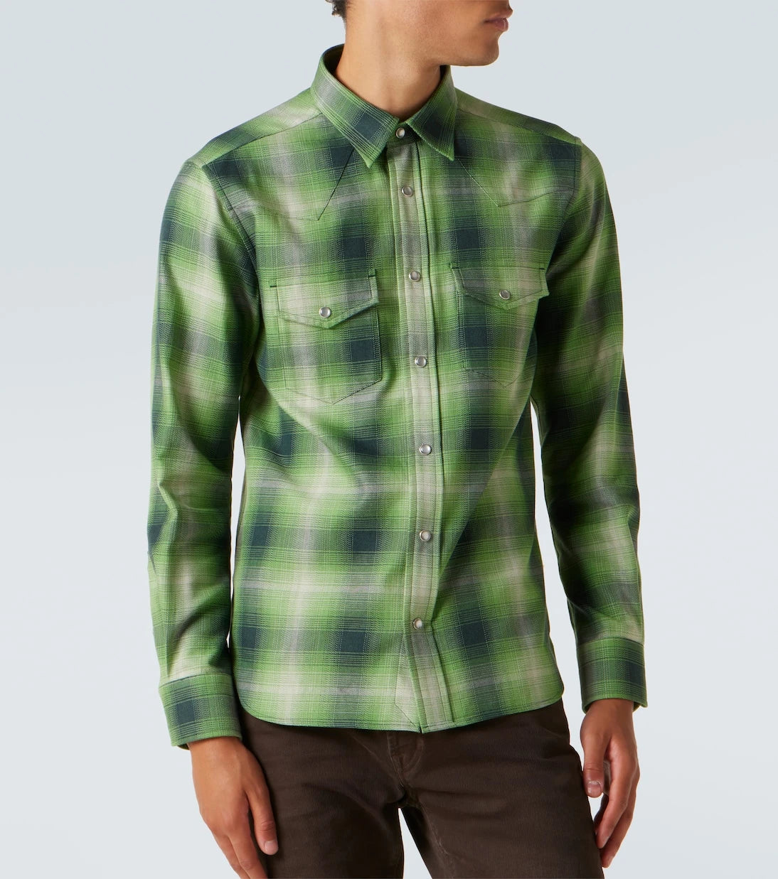 Tom Ford - Checked cotton shirt