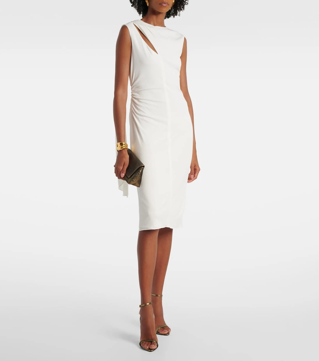 Tom Ford - Cutout crepe jersey midi dress