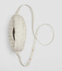 Bottega Veneta White Small Leather Hop Cross-Body Bag