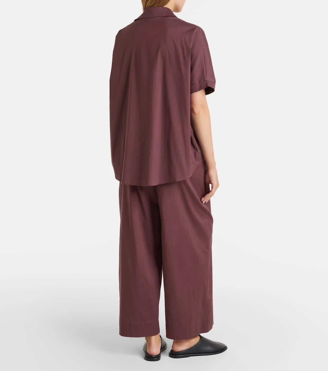 Max Mara - Pece cotton-blend wide-leg pants
