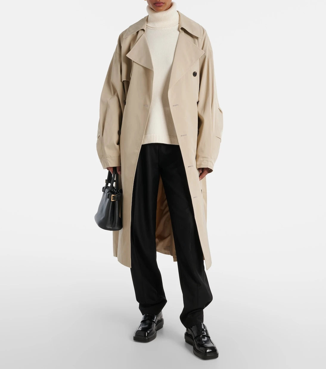 The Frankie Shop - Mavis oversized trench coat