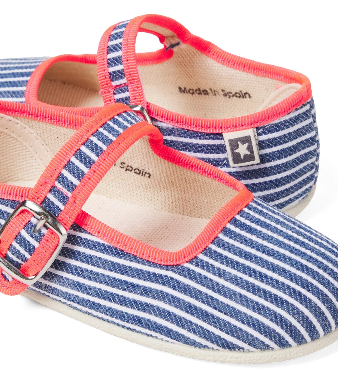 Bonton - Striped ballet flats