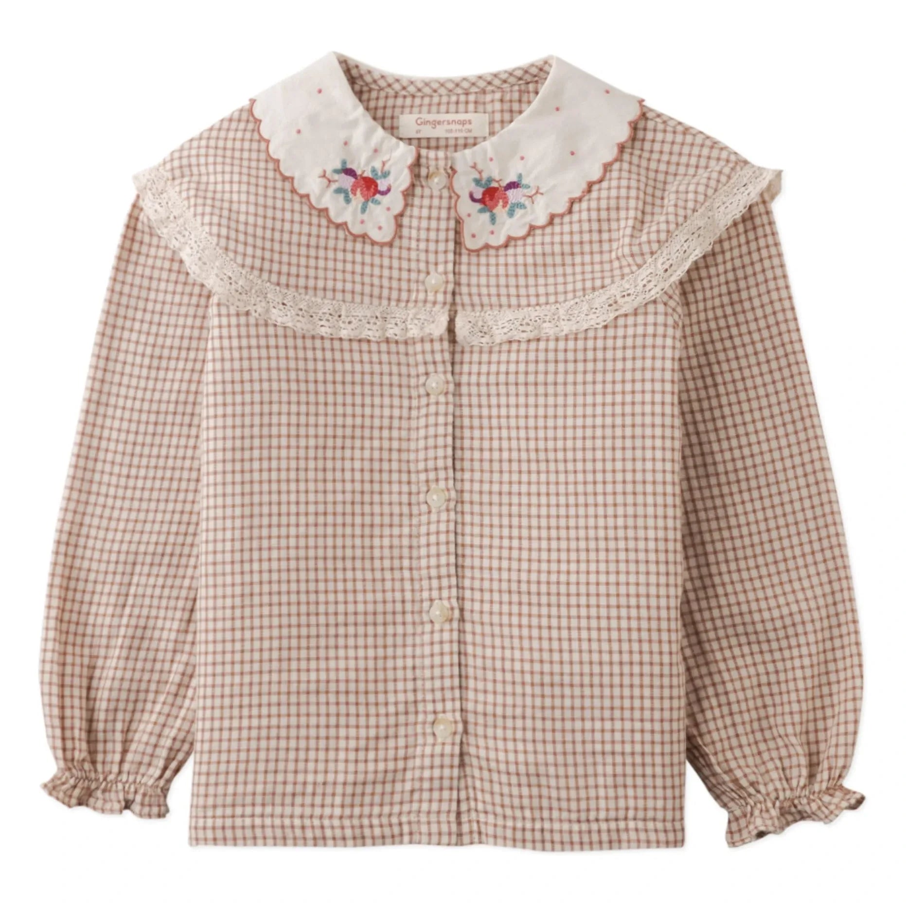 Gingersnaps - Bernadette blouse | Brown