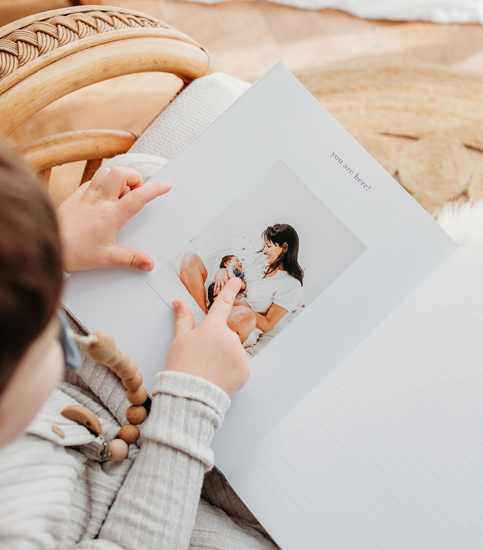 Blush and Gold Safari My Pregnancy Journal