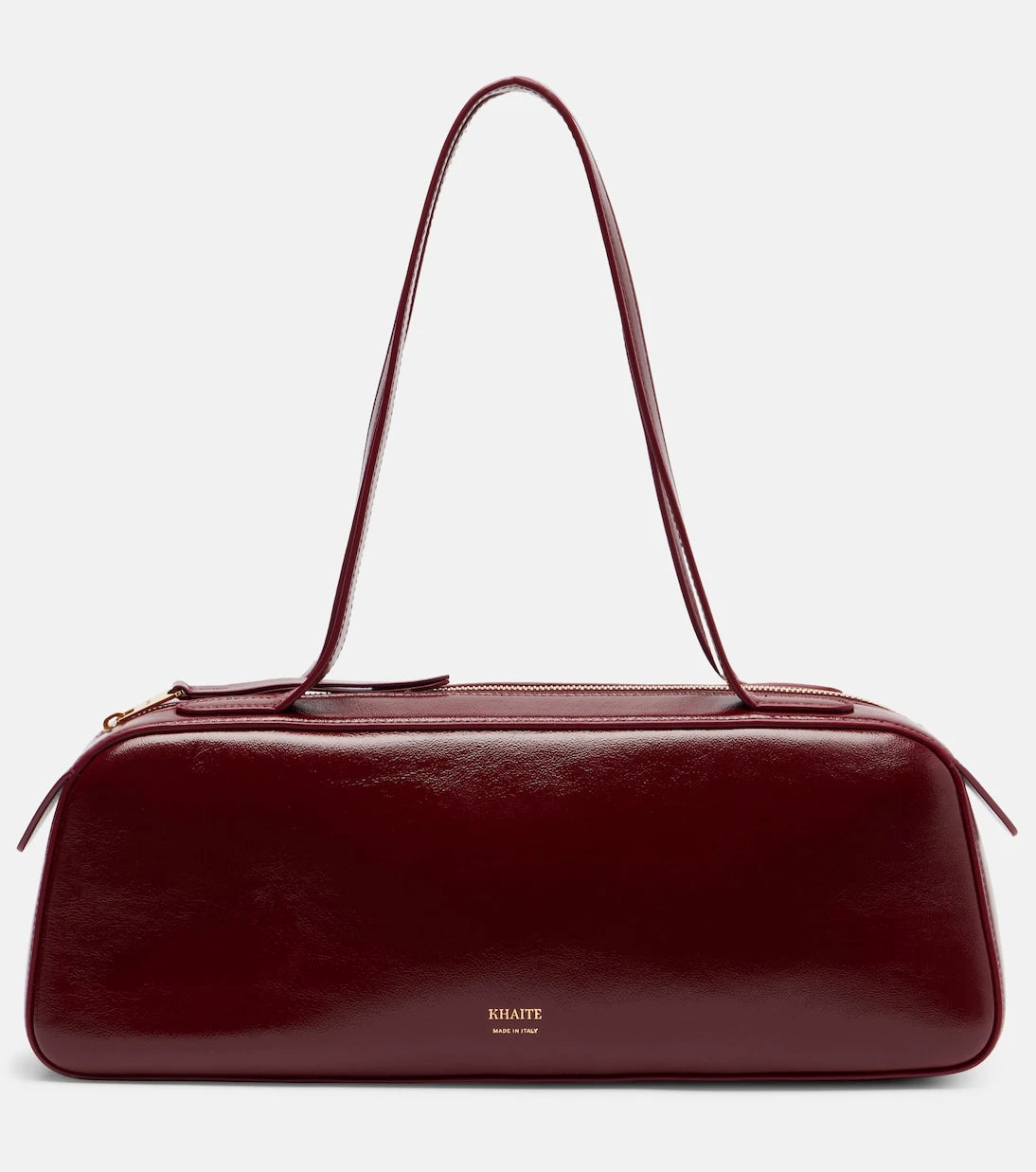 Khaite - Simona patent leather shoulder bag