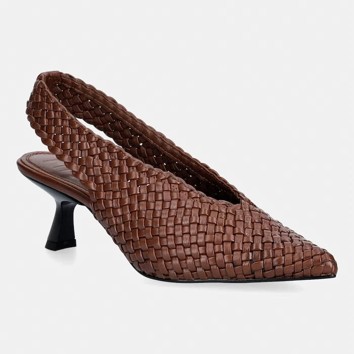 Souliers Martinez обувки с ток от кожа BIANCA