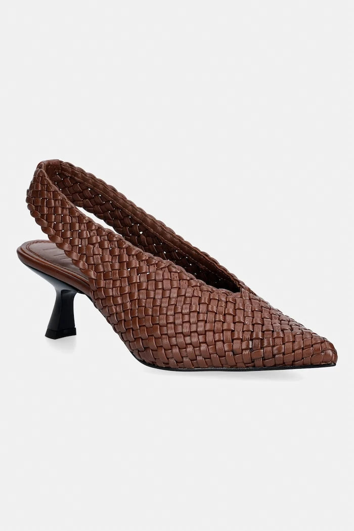Souliers Martinez обувки с ток от кожа BIANCA