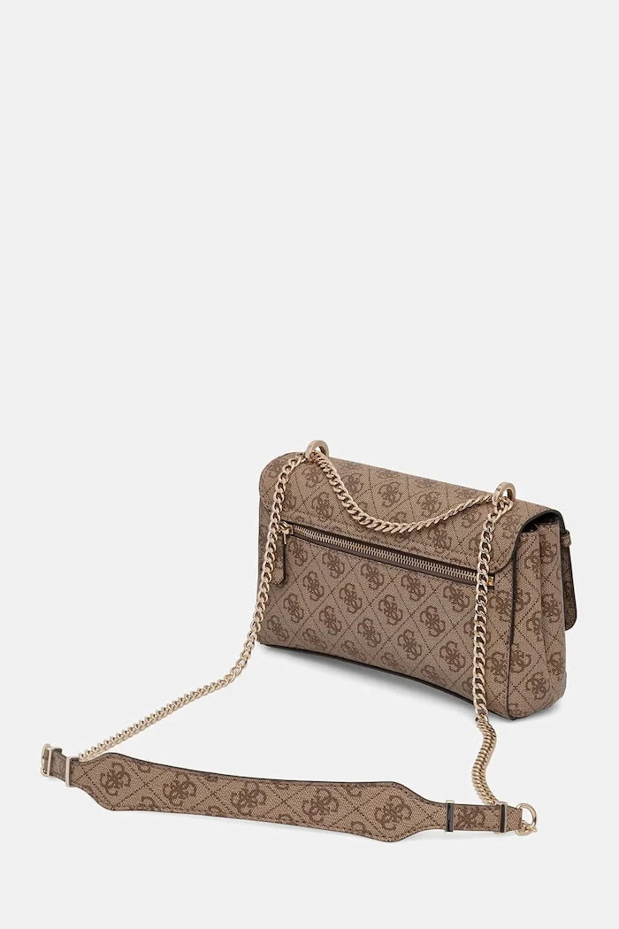 Guess LEONA suni deri kadın crossbody çanta