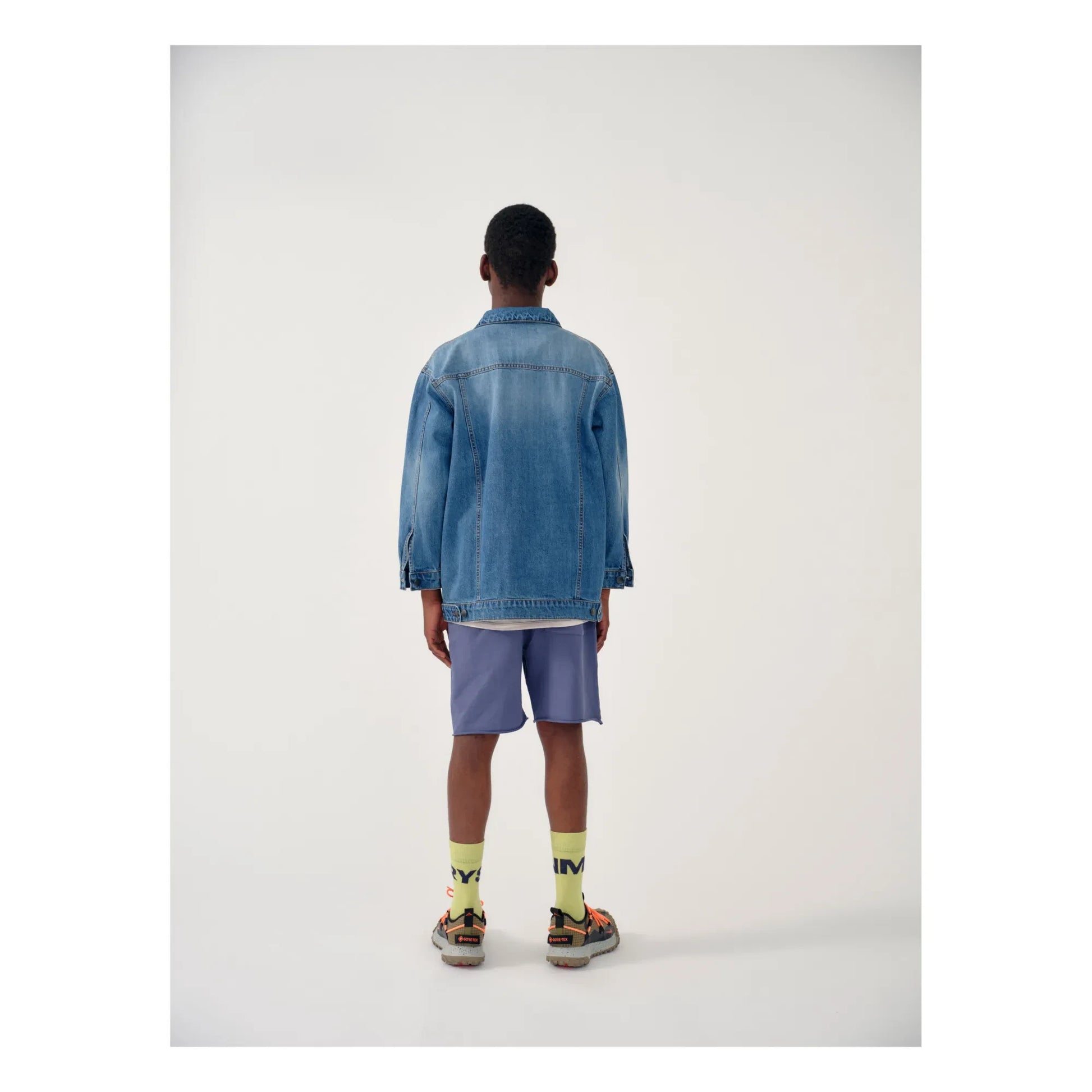 Main Story - Organic Cotton Denim Jacket | Washed blue