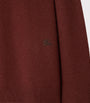 Burgundy Cashmere EKD-Embroidered Cardigan