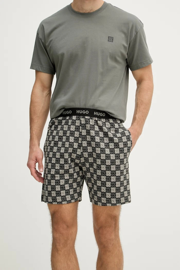 HUGO erkek iki parçalı pijama AARON_SHORT SET