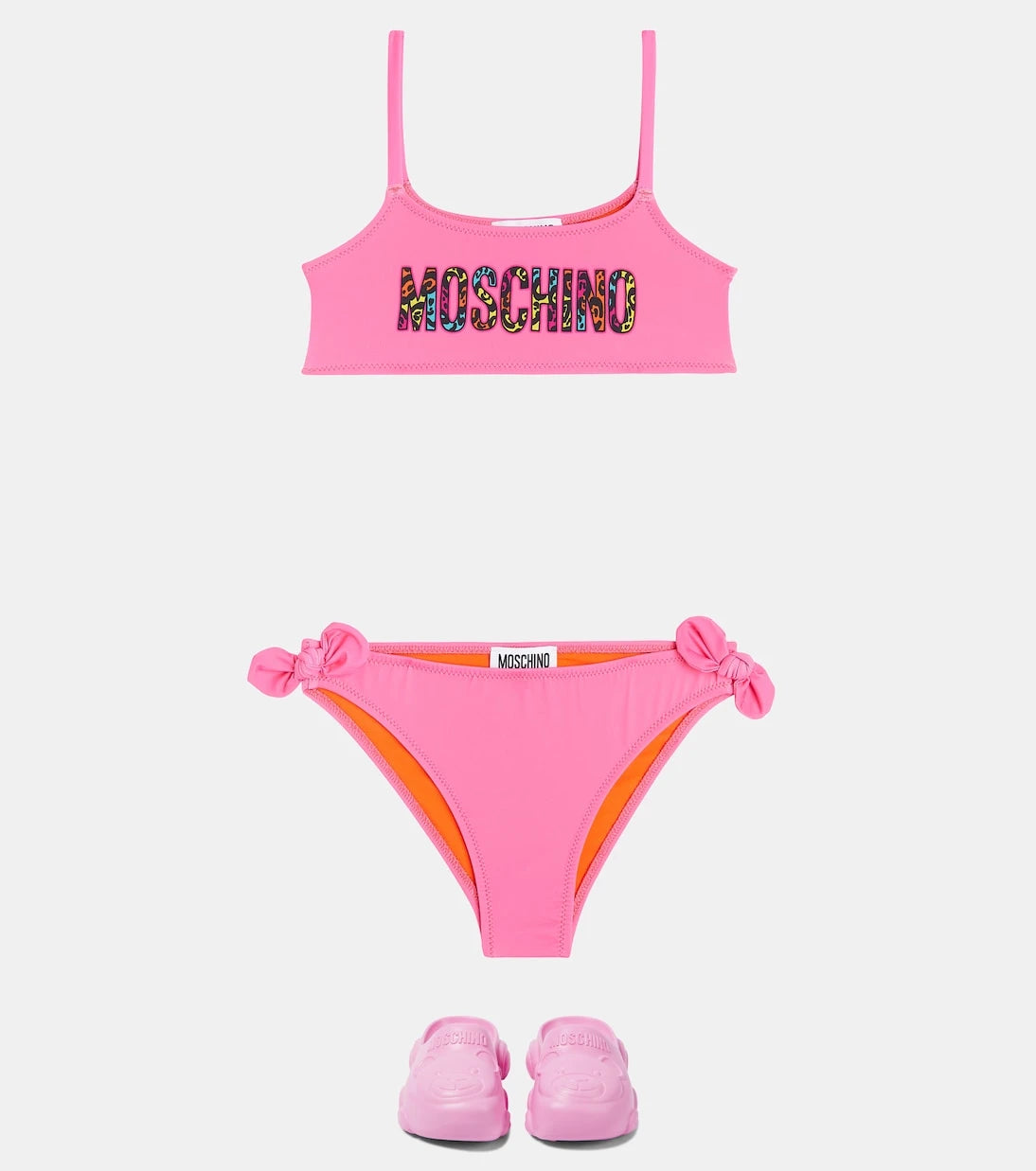 Moschino Kids - قباقيب بشعار العلامة