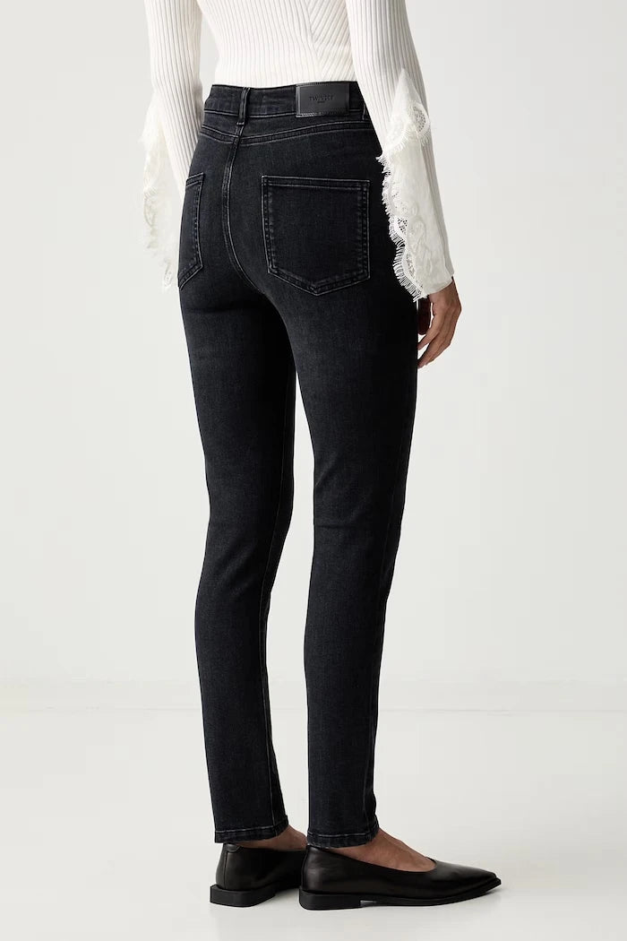 Twinset Kadın Skinny Kot Pantolon