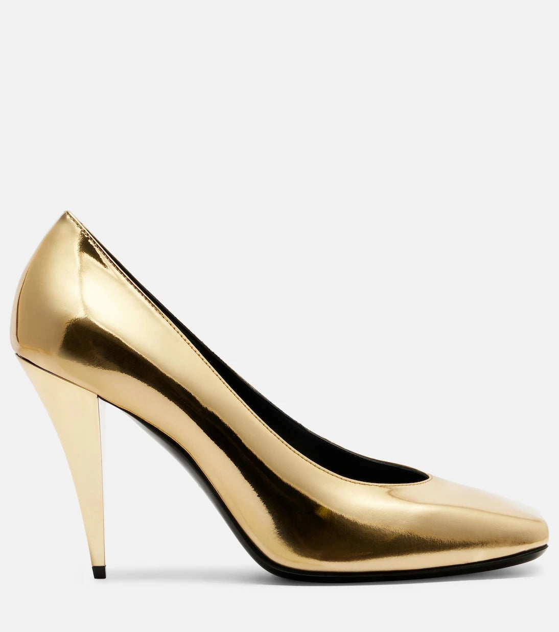 Givenchy - Sliced Square 95 patent leather pumps