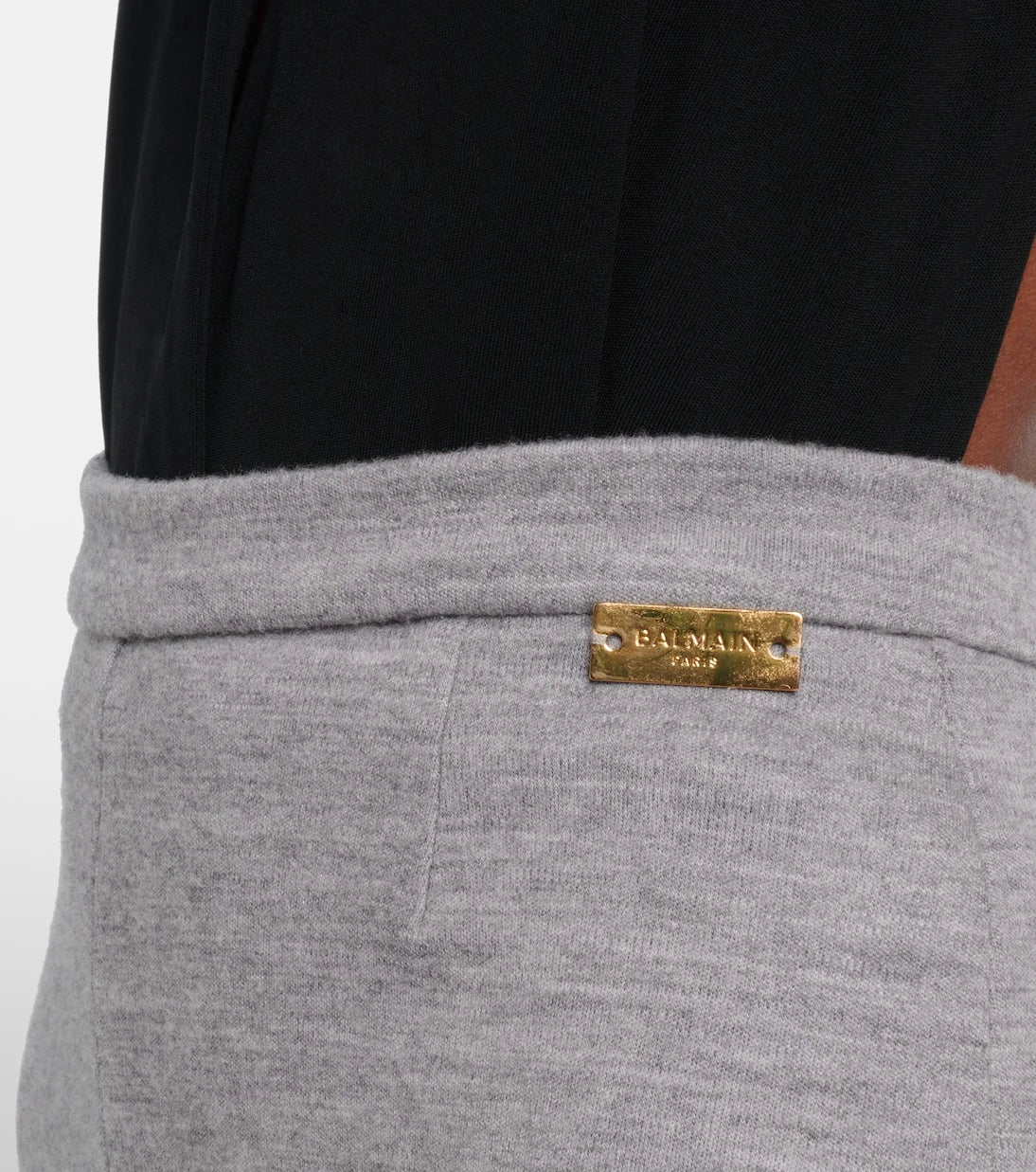 Balmain - Wool and cotton-blend leggings