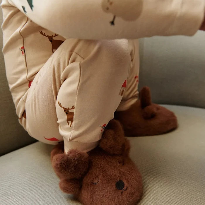 Детски пантофи Liewood Aviaja Reindeer Slippers