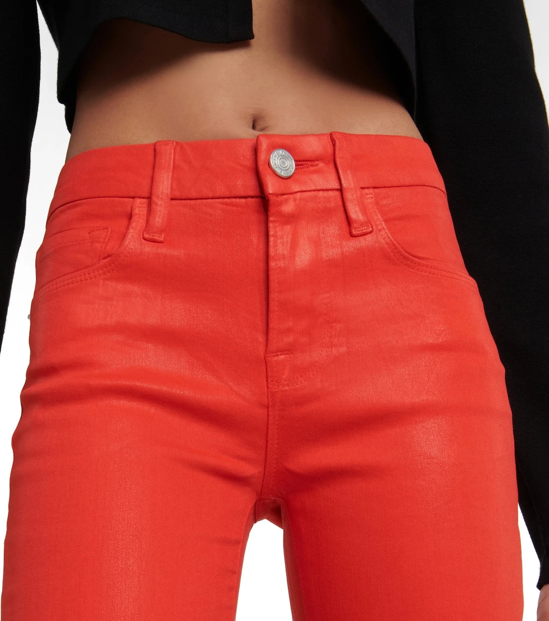 Frame - Le Crop Mini Boot high-rise jeans