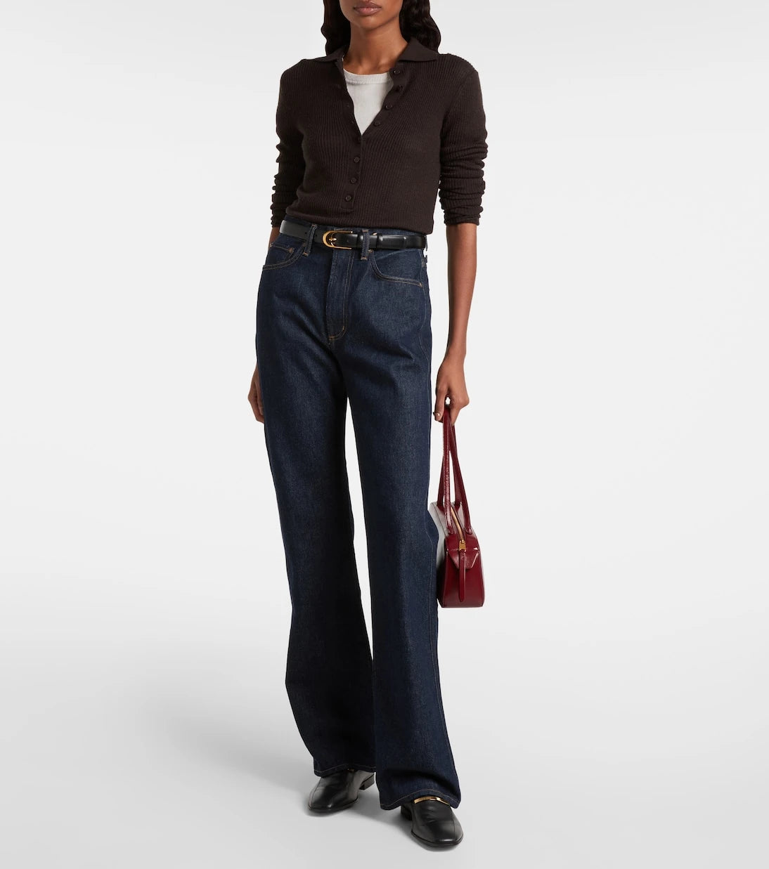 Agolde - Leena mid-rise flared jeans
