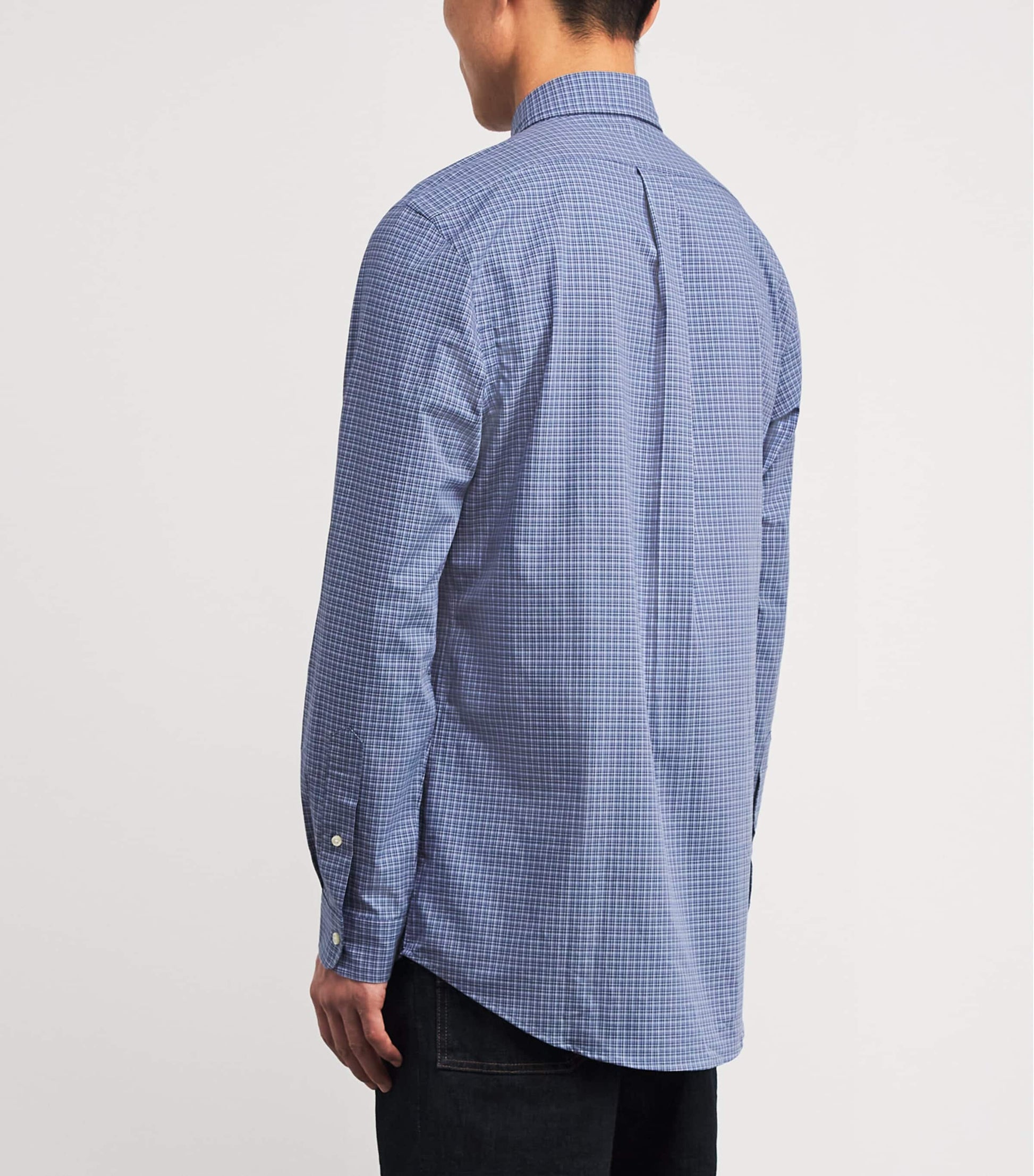 Cotton Poplin Check Shirt