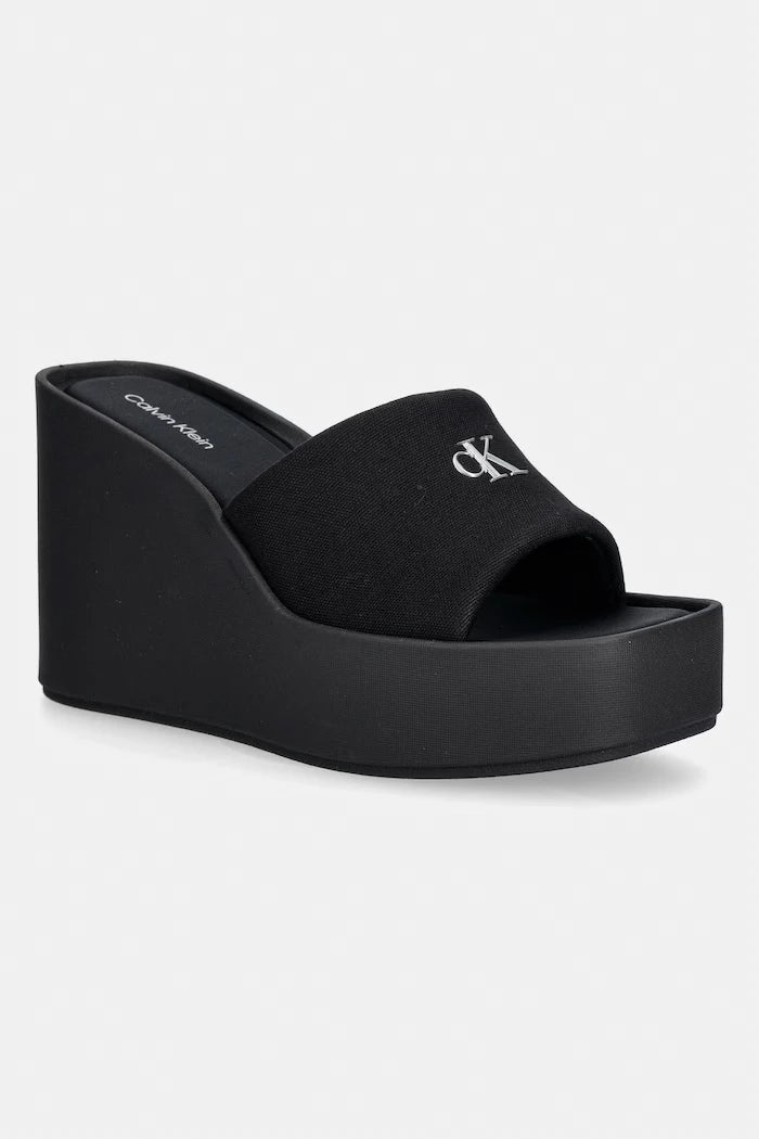 Calvin Klein kadın wedge 70 SNDL CANV MG terlik