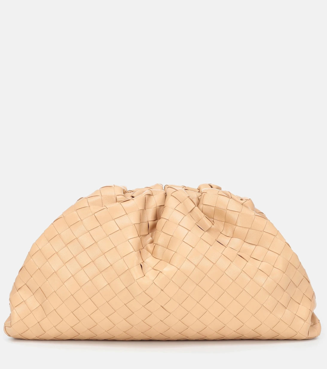 Bottega Veneta - Pouch intrecciato leather clutch