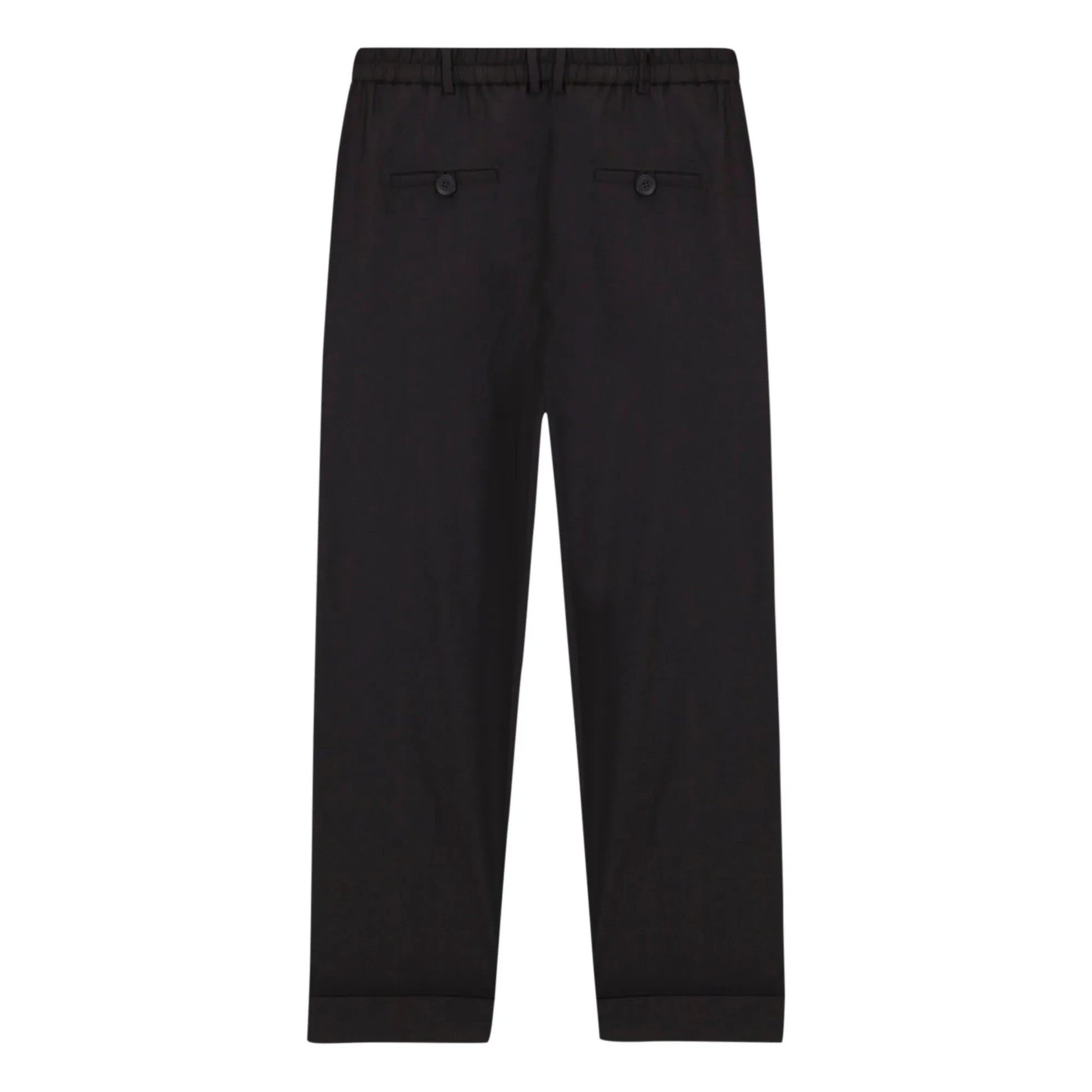 Cordera - Woollen Masculine Tailored Trousers | Black