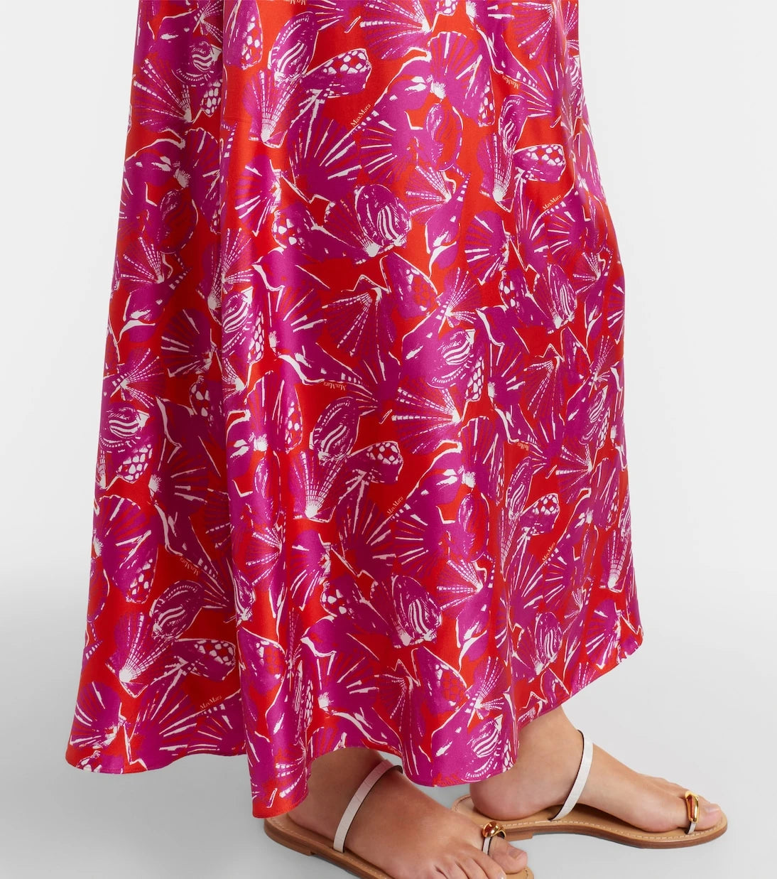 Max Mara - Cartone printed silk maxi dress
