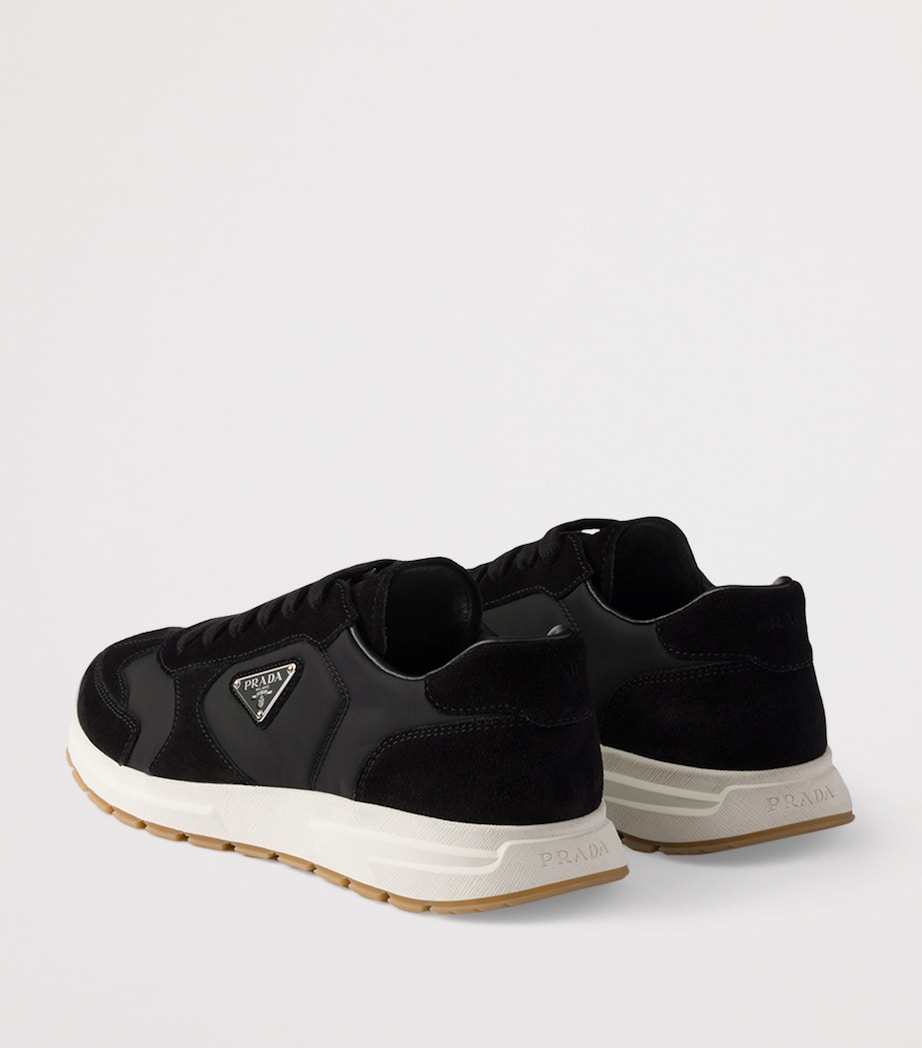 Prada Re-Nylon and Suede Prax 2.0 Sneakers
