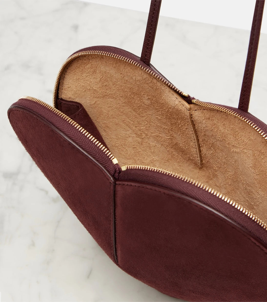 Alaïa - Le Cœur suede shoulder bag