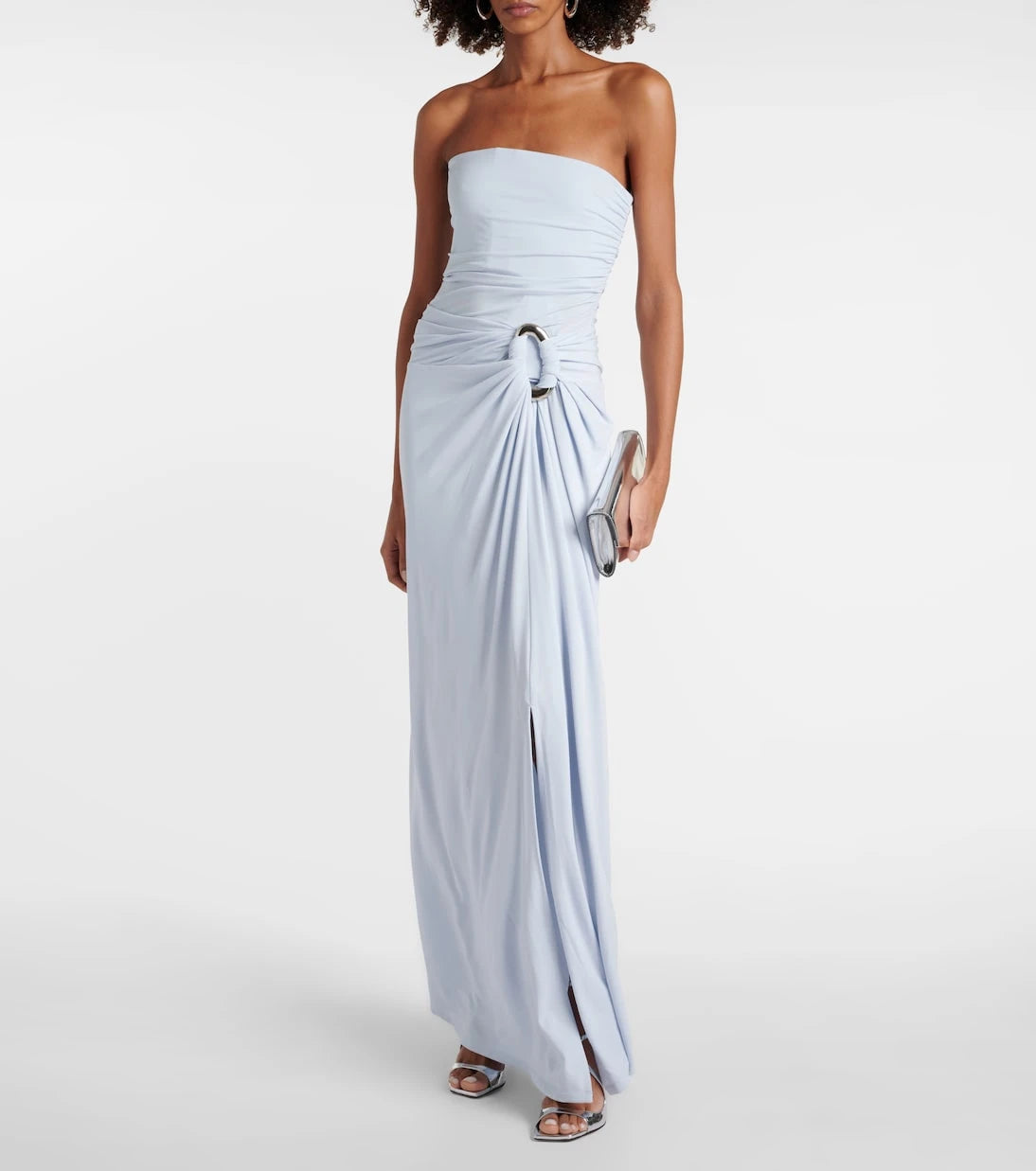 Simkhai - Emma draped jersey bustier gown