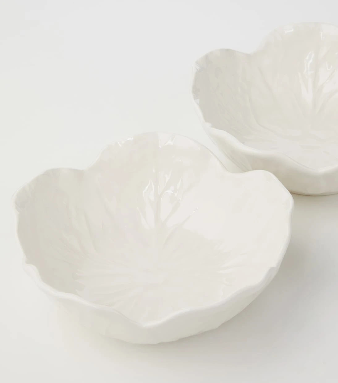 Bordallo Pinheiro - Cabbage set of 4 ceramic bowls