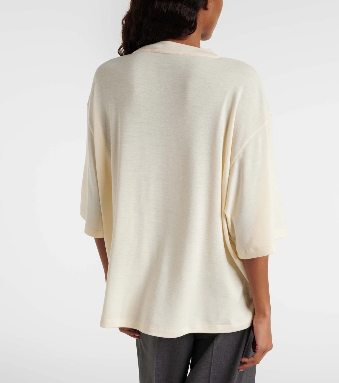 Róhe - Oversized wool T-shirt