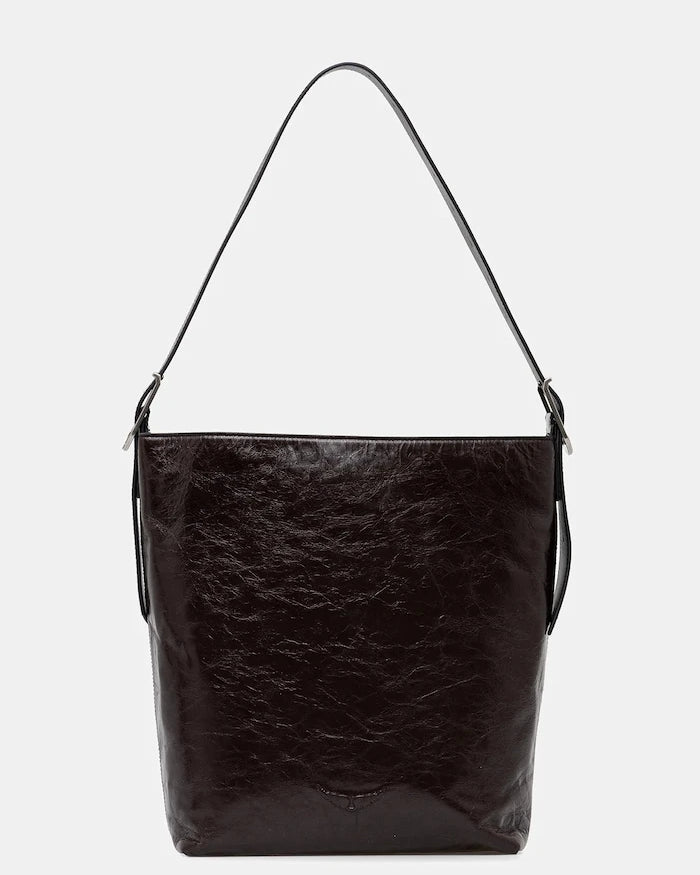 ZADIG&VOLTAIRE JANE HOBO VINTAGE PATENT Deri Çanta