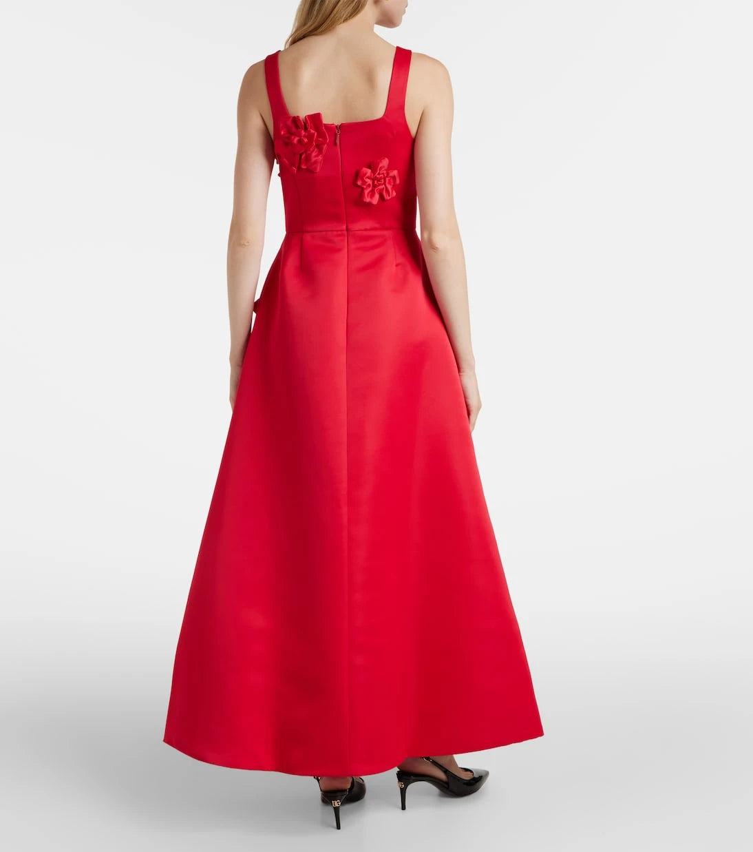 Leo Lin - Rianne floral-appliqué maxi dress