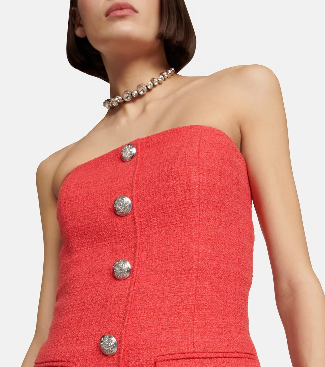 Veronica Beard - Aster cotton-blend tweed minidress