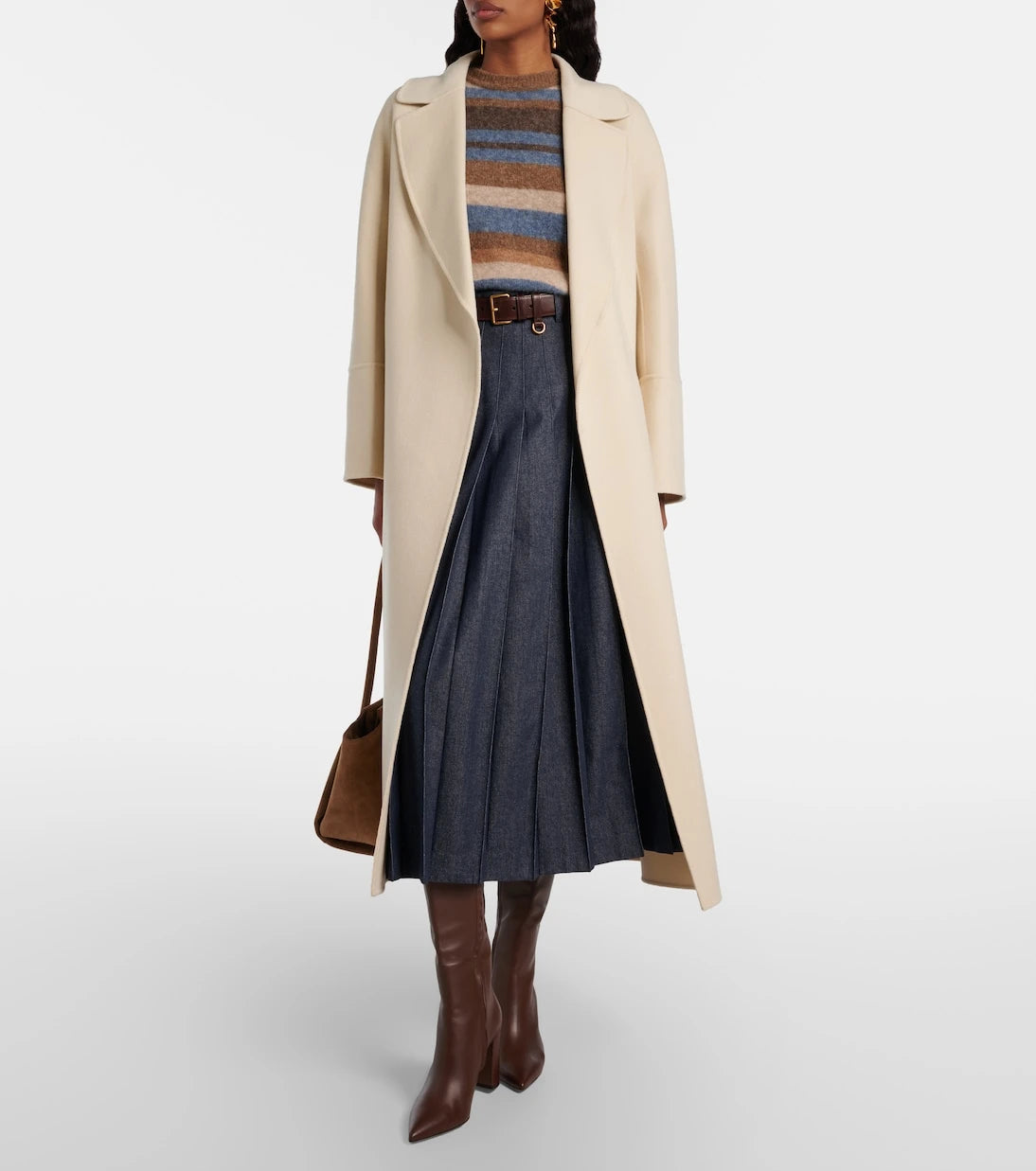 'S Max Mara - Elisa virgin wool wrap coat