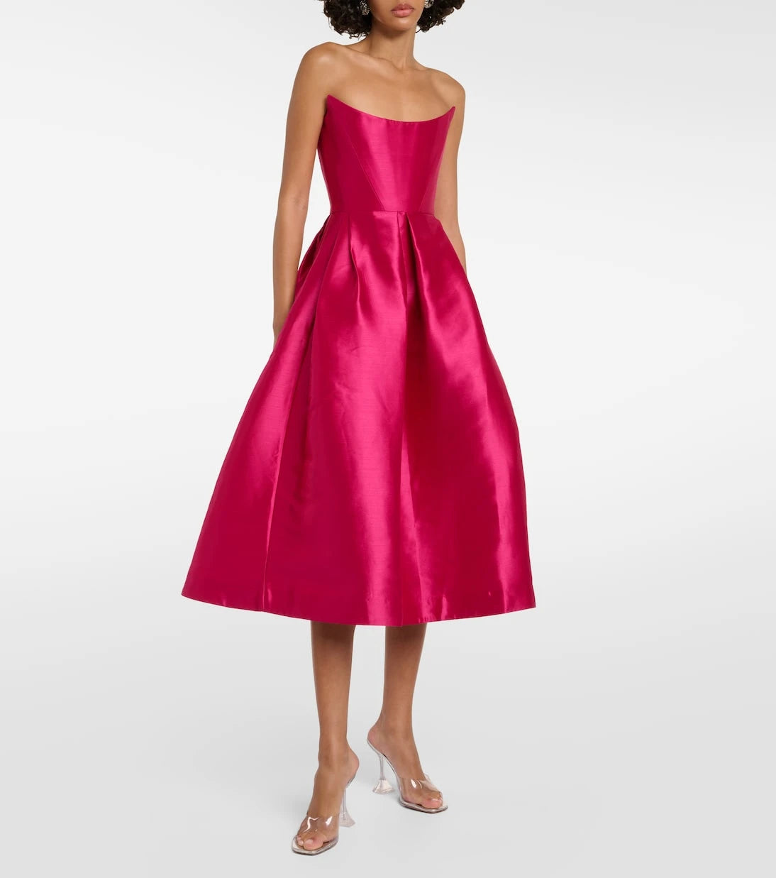 Alex Perry - Strapless midi dress