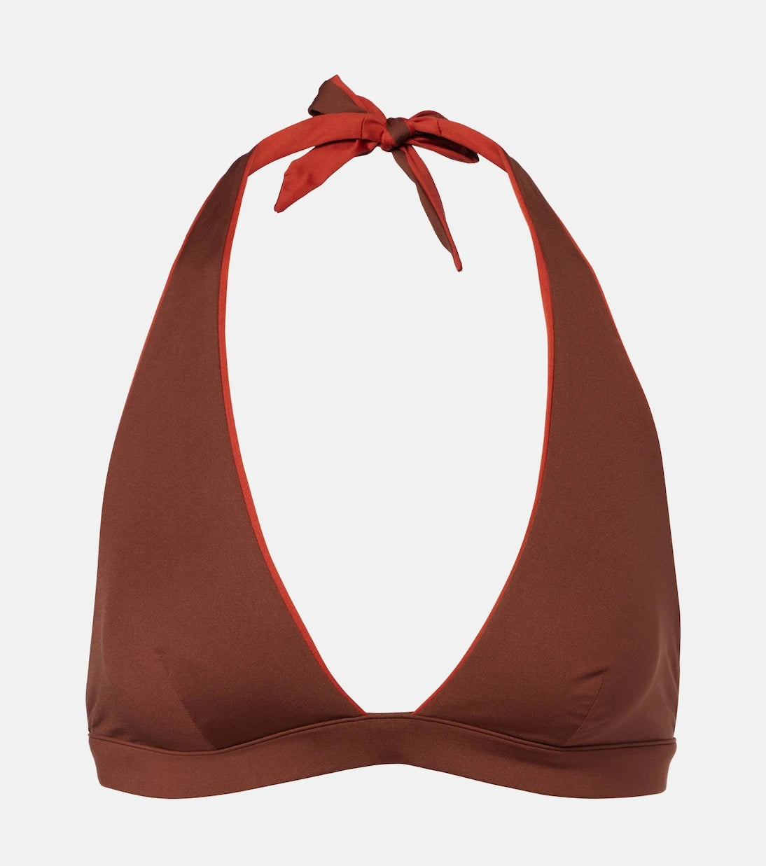 Max Mara - Bazia reversible halterneck bikini top