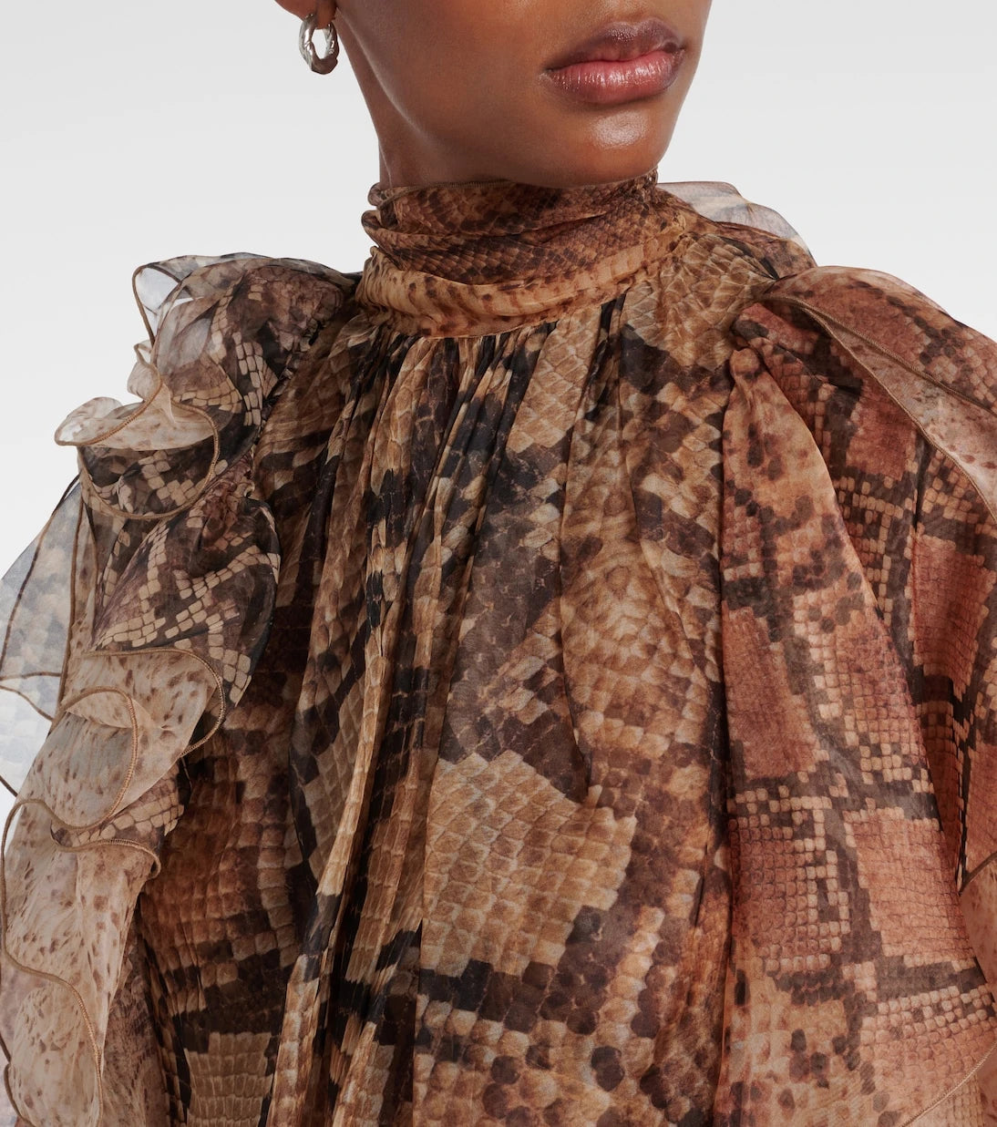 Zimmermann - Memento ruffled silk blouse
