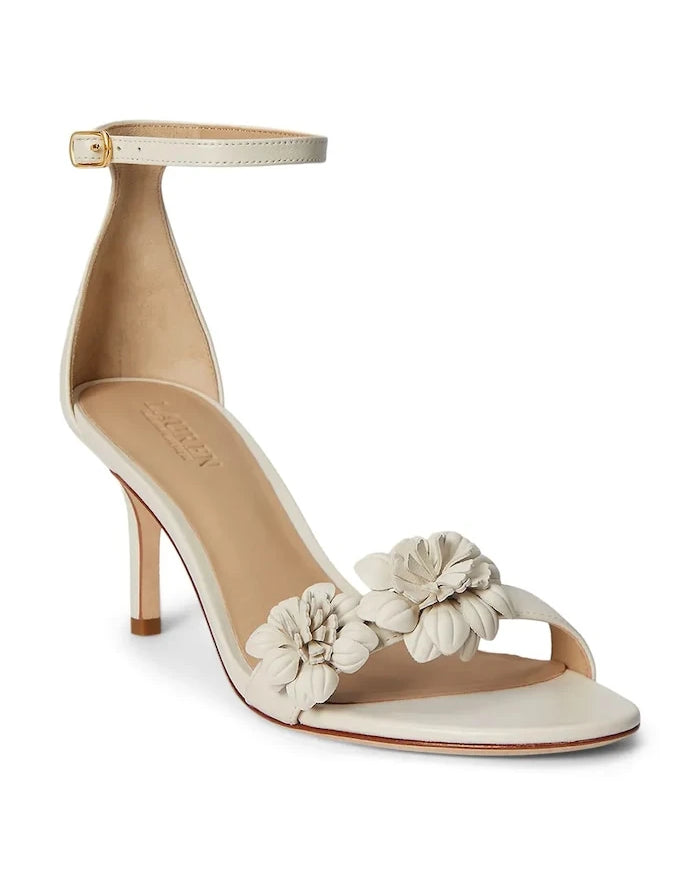Lauren Ralph Lauren Topuklu Deri Sandalet Allie M Flwr